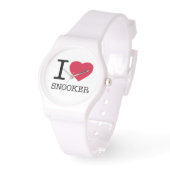 I LIEBE SNOOKER ARMBANDUHR (Winkel)