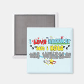 I Liebe Snooker Magnet (Vorderseite/Rückseite)