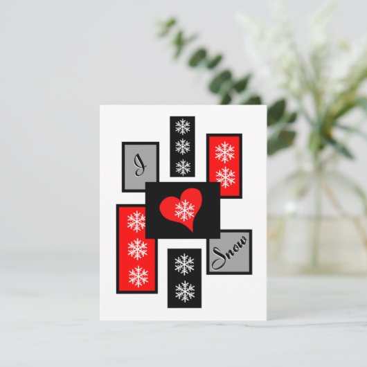 I Liebe Snow (Stehend Vorderseite)