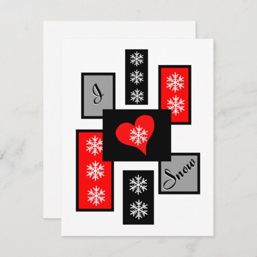 I Liebe Snow (Vorne/Hinten)