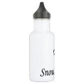 I Liebe Snowboarden Edelstahlflasche (Links)