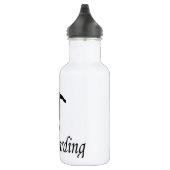 I Liebe Snowboarden Edelstahlflasche (Rechts)