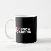 I Liebe Snowboarden Kaffeetasse (Links)