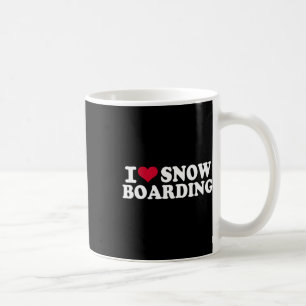 I Liebe Snowboarden Kaffeetasse