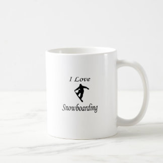I Liebe Snowboarden Kaffeetasse