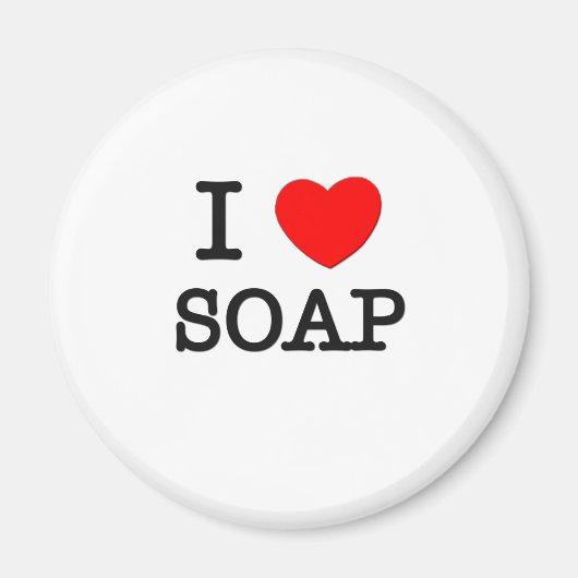 I Liebe Soap Magnet (Vorne)