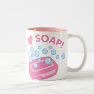I Liebe Soap Zweifarbige Tasse