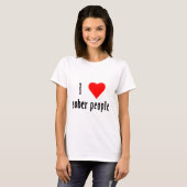 I Liebe Sober People T-Shirt (Vorne ganz)
