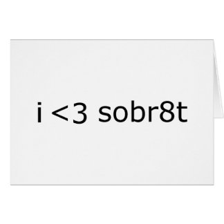 I Liebe Sobriety