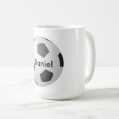 I Liebe Soccer Blank individuell anpassbar Kaffeetasse (VorderseiteRechts)