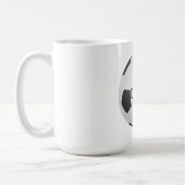 I Liebe Soccer Blank individuell anpassbar Kaffeetasse (Links)