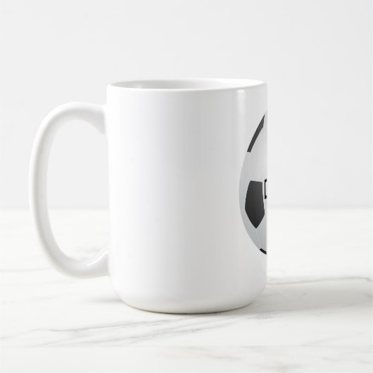 I Liebe Soccer Blank individuell anpassbar Kaffeetasse (Links)