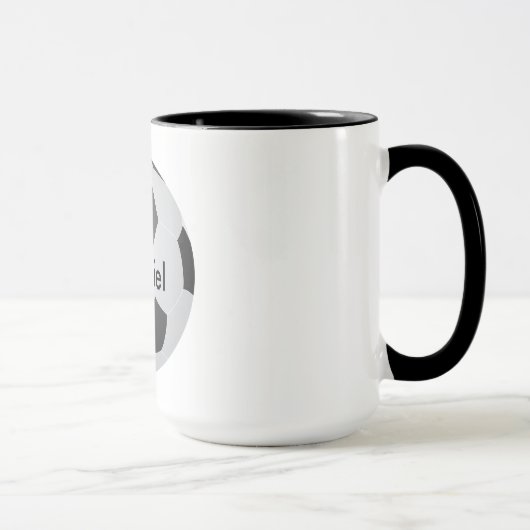 I Liebe Soccer Blank individuell anpassbar Tasse (Rechts)