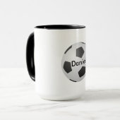 I Liebe Soccer Blank individuell anpassbar Tasse (Vorderseite Links)