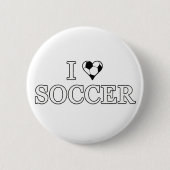 I Liebe Soccer Button (Vorderseite)