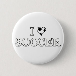 I Liebe Soccer Button