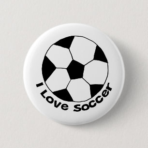 I Liebe Soccer Button