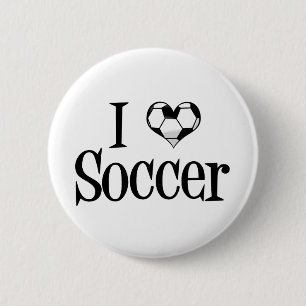 I Liebe Soccer Button