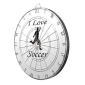 I Liebe Soccer Dartscheibe (Vorderseite rechts)