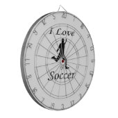 I Liebe Soccer Dartscheibe (Vorderseite Links)