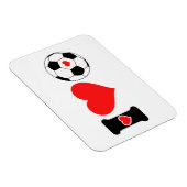 I Liebe Soccer Magnet (Rechte Seite)
