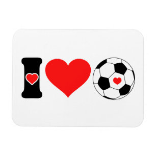 I Liebe Soccer Magnet