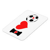 I Liebe Soccer Magnet (Linke Seite)