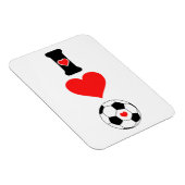 I Liebe Soccer Magnet (Rechte Seite)