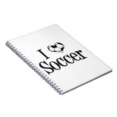 I Liebe Soccer Notizblock (Rechte Seite)
