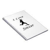 I Liebe Soccer Notizblock (Rechte Seite)