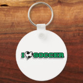 I Liebe Soccer Schlüsselanhänger (Vorderseite)