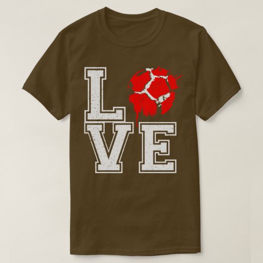 I Liebe Soccer T-Shirt (Design vorne)