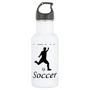 I Liebe Soccer Trinkflasche