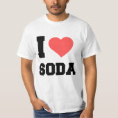 I LIEBE SODA T-Shirt (Vorderseite)
