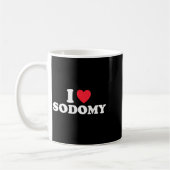 I Liebe Sodomy Funny Design Kaffeetasse (Links)