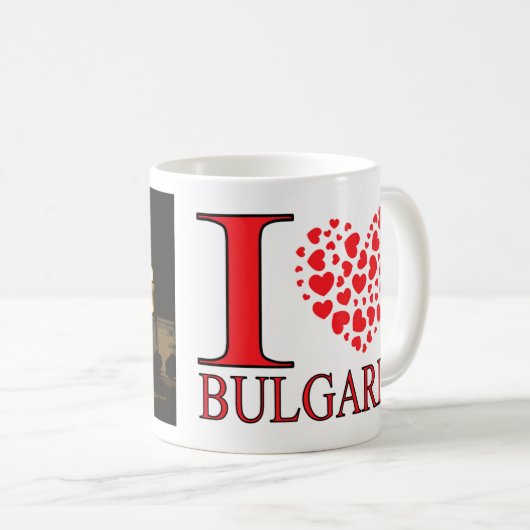 I Liebe Sofia Besuch Bulgarien Kaffeetasse (VorderseiteRechts)