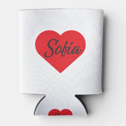 I Liebe Sofia - Bulgarien Dosenkühler (Vorderseite)