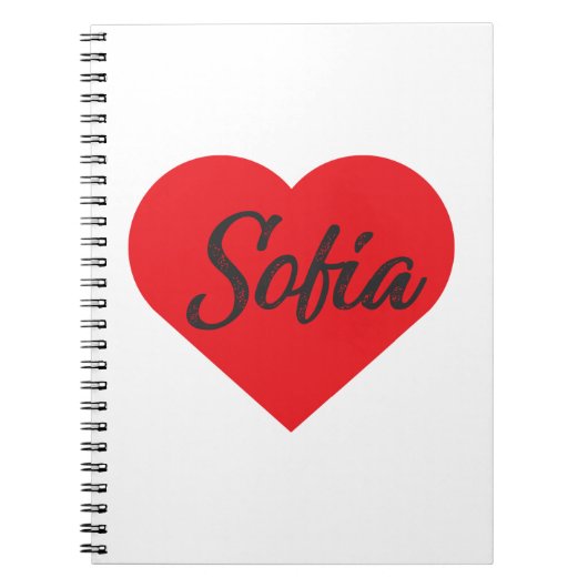 I Liebe Sofia - Bulgarien Notizblock (Vorderseite)