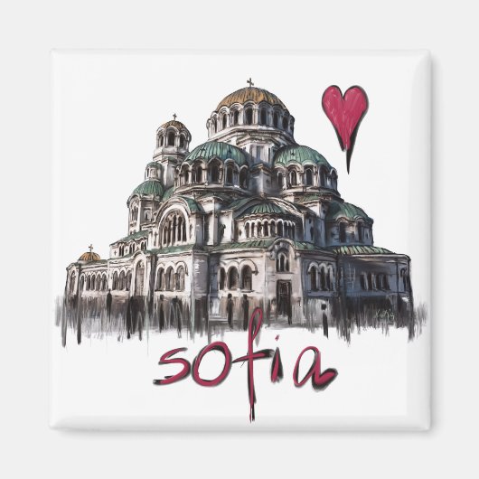 I Liebe Sofia Magnet (Vorne)