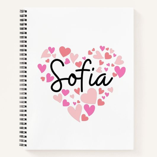 I Liebe Sofia Notizblock (Vorderseite)