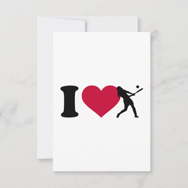 I Liebe Softball (Vorderseite)