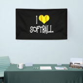 I Liebe Softball Banner (Messeveranstaltung)