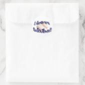 I LIEBE SOFTBALL-STICKER RUNDER AUFKLEBER (Tasche)