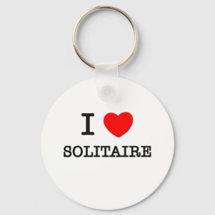 I Liebe Solitaire Schlüsselanhänger