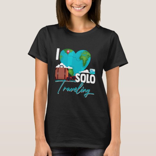 I Liebe Solo Reise T-Shirt (Vorderseite)