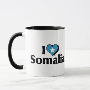 I Liebe Somalia-Flagge Tasse