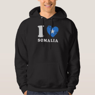 I Liebe Somalia Herzenflagge Somalia Hoodie