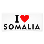 I Liebe Somalia Land wie Herztourismus Fotodruck (Vorne)