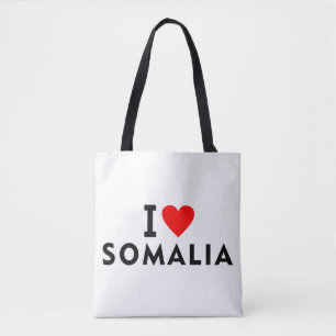 I Liebe Somalia Land wie Herztourismus Tasche