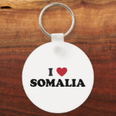 I Liebe Somalia Schlüsselanhänger (Vorderseite)